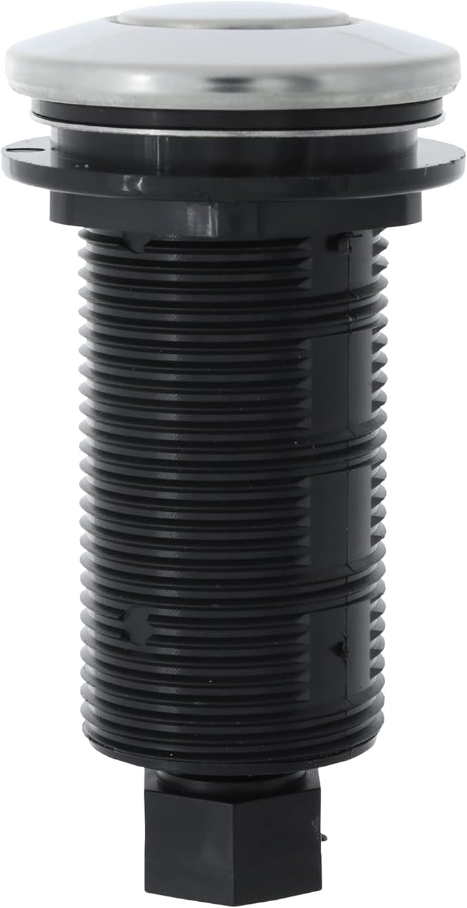 Danco 10685 Sink Top Mount Air Switch for Garbage Disposals with Extended Thread Length, Chrome