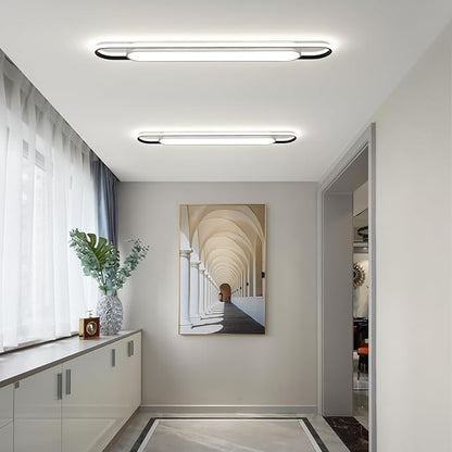 4Ft Smart Modern LED Ceiling Lights,65W High Brightness Linear Flush Mount Light Fixture,48" Dimmable Led Ceiling Lamp with Remote Control for Kitchen,Garage,Hallway,Laundry,Study Room.