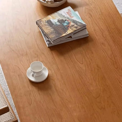 Dinning Table Solid Wood Dining Table Cherry Rectangular Workbench Home Island Modern Wooden Kitchen & Dining Room Tables