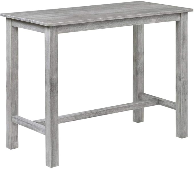 Boraam Sonoma Pub Table - Storm Gray Wire-Brush