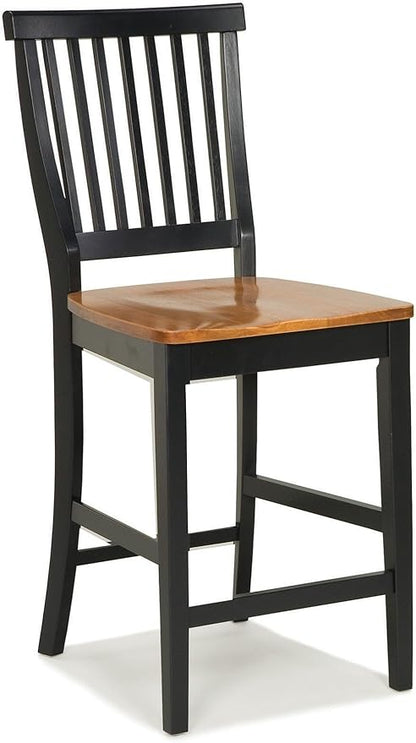 Homestyles Americana Black Counter Stool