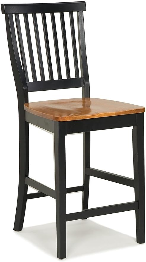 Homestyles Americana Black Counter Stool
