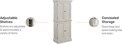 Homestyles Seaside Lodge Off-White Pantry