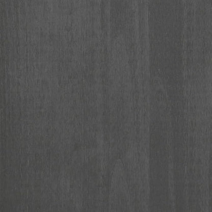 Dark Grey Solid Pine Wood Sideboard, 44.5" Dining Room Buffet Cabinet with Drawers, Matte Finish, Living Room Storage Furniture Kitchen Furniture