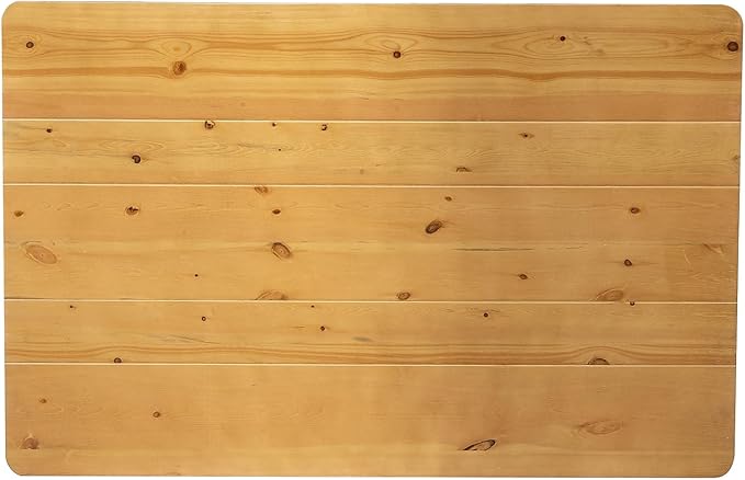 Flash Furniture HERCULES 46" x 30" Rectangular Light Natural Solid Pine Farm Dining Table