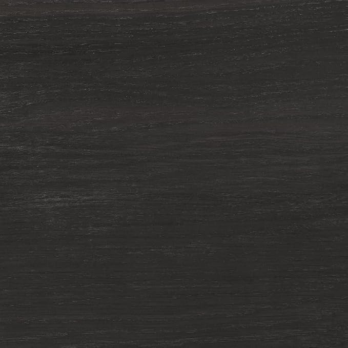 Armen Living Diana 26" Seat Height Mid Century Modern Swivel Black Wood Bar Stool for Kitchen Island Counter in Light Gray Fabric