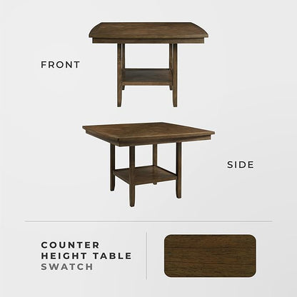 Lexicon Attis Counter Height Dining Table, Light Oak