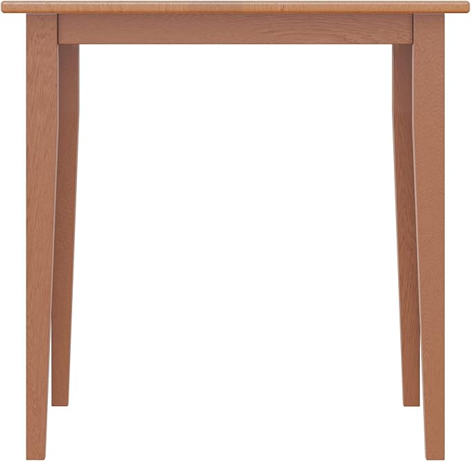 Winsome Groveland Wooden Square Dining Table, 29" in Light Oak, Practical & Elegant Table for Eating, Study, Work, Sturdy Furniture for Kitchen, Dining Room, Office, Entryway