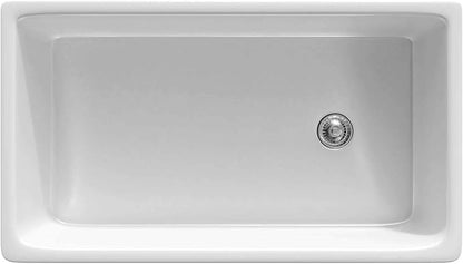 Fireclay sink, 33" Apron Front Farmhouse Kitchen Sink. Solid (Not Hollow.)