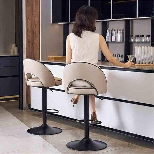 Dining Chair Reclining Chairs Sub Kitchen Island Counter Front Desk Light Bar Stools Lift Dining High Chair(Light Green)