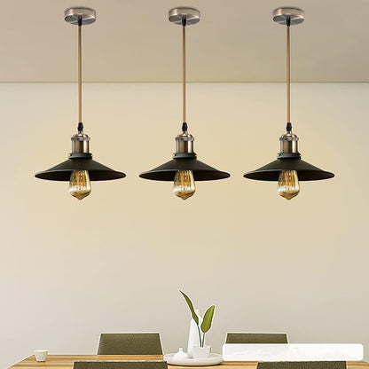 Bettomshin 3Pcs 3.94" x 0.79"(Dia x H) Iron Retro Ceiling Light Plate Chassis Disc Pendant Accessories Hardware Canopy Kit Ceiling Plate Sand Nickel Tone