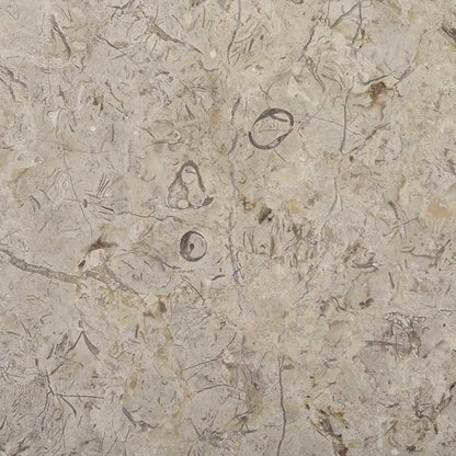 Grey Marble Table Top 20 inch Round Natural Stone Dining Surface, Modern Elegance for Coffee or Dining Tables, Easy-Clean Solid Slab for Living Room Kitchen Studio Apartment