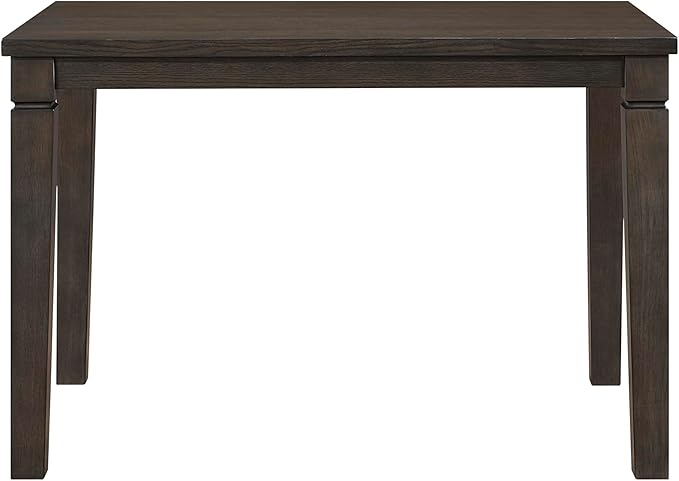 Lexicon Modern Counter Height Dining Table, Expandable Wooden Kitchen Table with Removable Leaf, Space Saving, Seats for 4-6 People, for Home, Dining Room, 36 Inch-54 Inch, Dark Espresso