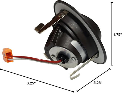 NICOR Lighting 2 inch LED Gimbal Downlight in Oil-Rubbed Bronze, 3000K (DLG2-10-120-3K-OB)