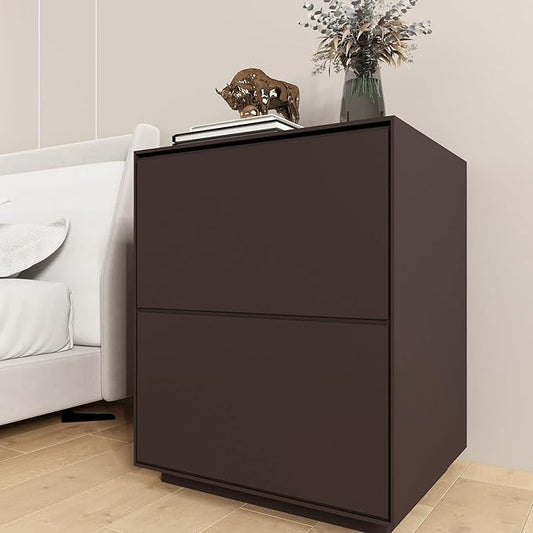 Decotalk Dark Brown Wallpaper 12 x120 inch Matte Solid Brown Self Adhesive Wallpaper Peel and Stick Brown Contact Paper Removable Wall Covering for Cabinets Drawers Shelves Bedroom Walls Desk Table