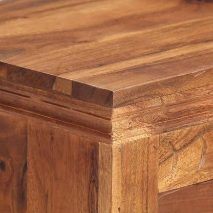 Acacia Wood Sideboard 11.8"x24.8"x29.5", 2 Drawer 2 Door Buffet Console for Living/Dining/Kitchen