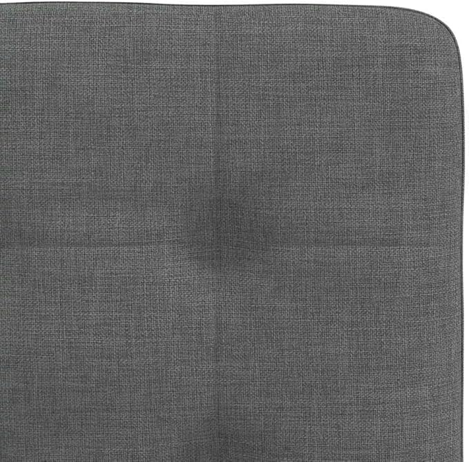 Modern Dining Chairs Set of 2 Dark Gray Fabric Upholstered Accent Chairs with Metal Wood Frame for Kitchen Living Room Vanity