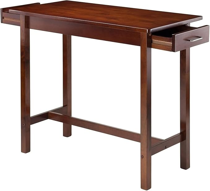 HomeStock Baroque Bonanza Kitchen Island Table with 2 Drawers