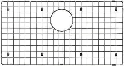 Starstar Sinks Protector Matte Black 304 Stainless Steel Kitchen Sink Bottom Grid, Rack (29 L x 16 W)