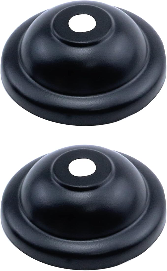4Pcs Retro Mini Light Canopy Kit Diameter 2.6"/66mm,Black Ceiling Plate Chassis Base Pendant Light Accessories