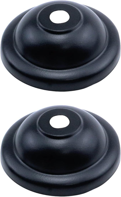 4Pcs Retro Mini Light Canopy Kit Diameter 2.6"/66mm,Black Ceiling Plate Chassis Base Pendant Light Accessories