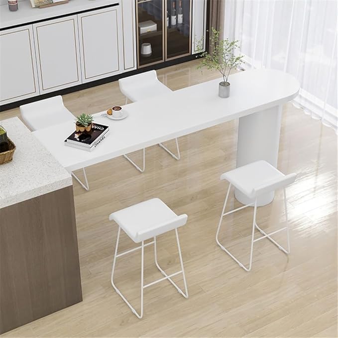 Pub Tables Light Luxury Wooden Bar Table Home Island Modern Simple High Top Pub Table Counter Table(XL)