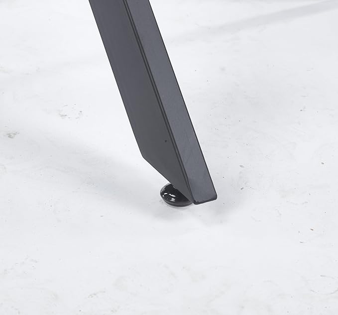 35.43'' Square Glass Dining Table,Modern Kitchen Table for 2-4 People,Dining Room Table with Tempered Glass Top and Metal Legs for Kitchen Apartment