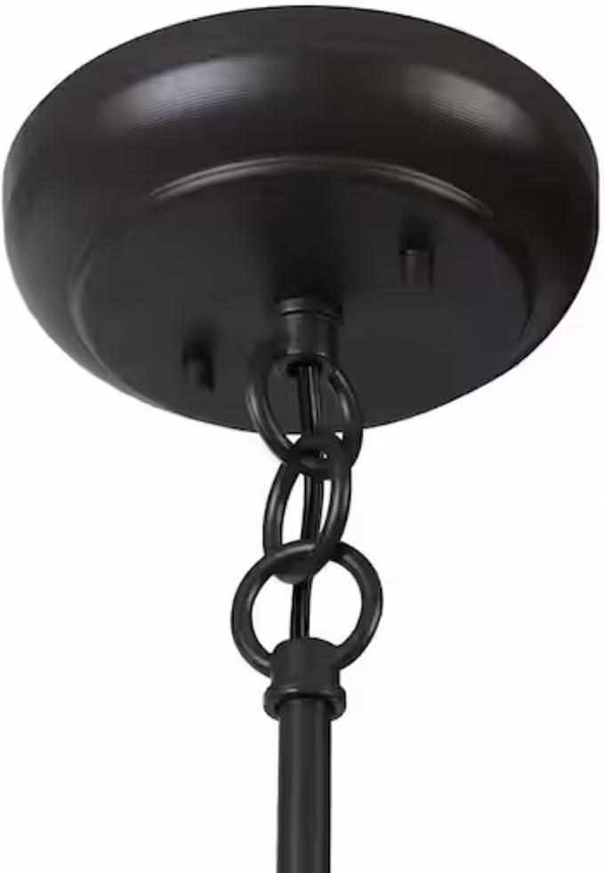 Ceybo Indoor/Outdoor Mini Pendant Light, 14"" Vintage Farmhouse Decor Adjustable for Kitchen, Restaurant, Dining Room, Entryway, Yard, Waterproof Pendant in Brown Finish, SHEL000047