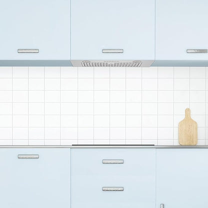 Hauslane Range Hood Insert 30 Inch, Hood Vent for Kitchen| HauSMART™ App & Voice Control |4-Speed Fan, LED GU10 Lights | Dishwasher-Safe Baffle Filters, Stainless Steel Ducted|Ductless Range Hood