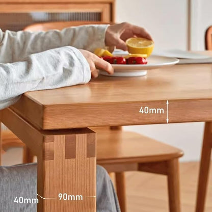 Restaurant Table Dinner Table Solid Wood Dining Table, Retro Island Table, Integrated Large Table, Home Work Table, Dining Table, Living Room Table Rustic Farmhouse Dining Table ( Size : M:160*85*75cm