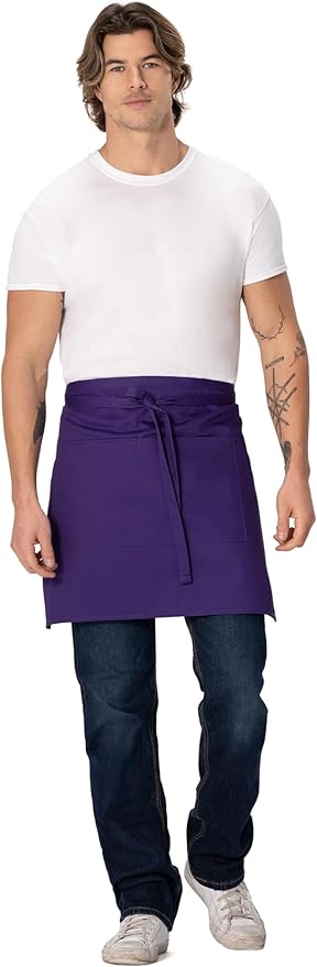 Chef Works Unisex Half Bistro Server Apron