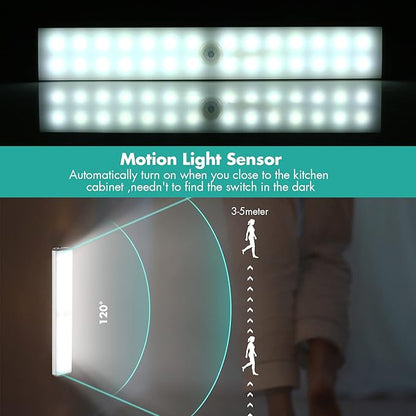 LED Closet Light Motion Activated,28LED Type-C Under Cabinet Lights, Homelife Motion Sensor LED Lights, Stick-on Anywhere Battery Operated Motion Sensor Night Light for Closet Hallway Stairway Lamp