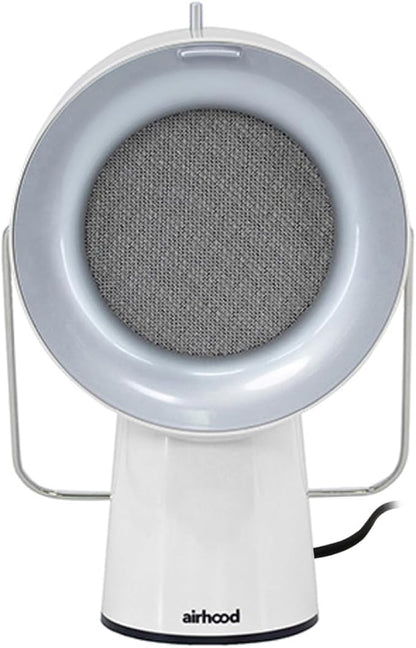 AirHood Wired Range Hood | Portable Kitchen Exhaust Fan with 2 Activated Charcoal Air Filter & Stainless-steel Oil Filter | Easy to Clean - Ideal for Indoor Cooktop Use (Ivory White)