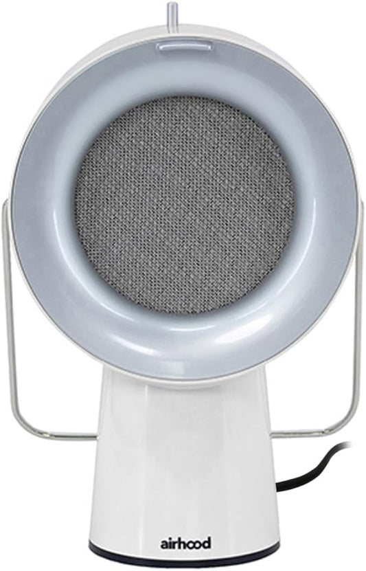 AirHood Wired Range Hood | Portable Kitchen Exhaust Fan with 2 Activated Charcoal Air Filter & Stainless-steel Oil Filter | Easy to Clean - Ideal for Indoor Cooktop Use (Ivory White)