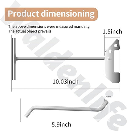 Garbage Disposer Unjamming Wrench & Garbage Disposal Wrench Tool, for InSinkErator/Moen Garbage Disposal Used To Un-Jam/Food Garbage Disposal And Dislodge Jams or Clutter From Above The Sink, Silver