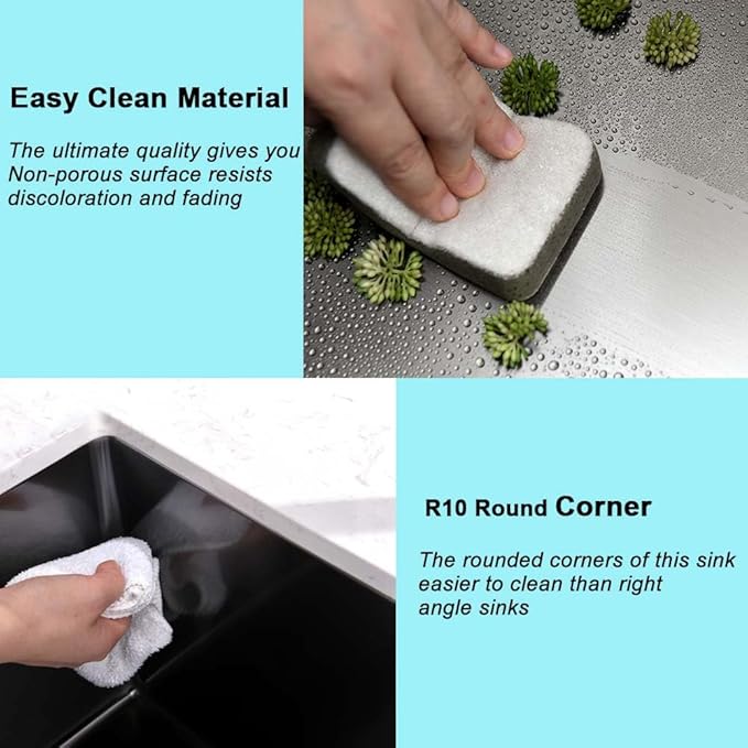 21 Inch Undermount Laundry Sink Black -Wesliv 21x19x12 Inch Black Undermount Laundry Sink Stainless Steel 16 Gauge Single Bowl Deep Under Mount Laundry Room Sinks with Bottom Grid