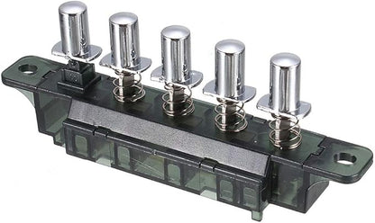 uxcell MQ165 AC 250V 4A Piano Type Key Board Switch for Range Hood