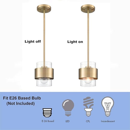 DEYNITE Modern Pendant Light Fixture Hanging Light for Kitchen Island