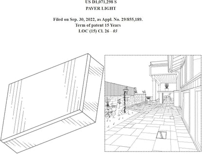 LUMENGY Paver Light 3x9 Inch (2.95x8.85), 2700K Warm White, Glare-Free Brick Lighting for Driveways, Walkways, Pool Decks and Patios, 12V Hardwired, IP67 Waterproof, Drive-Over Rated