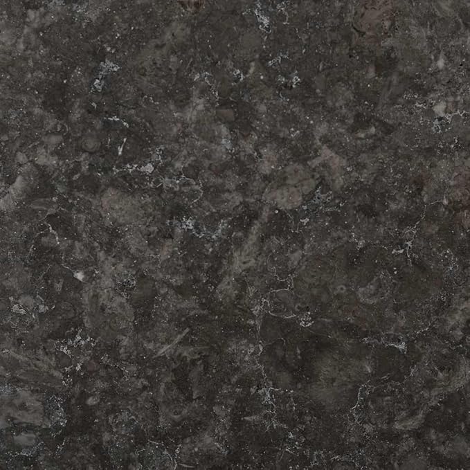 Black Marble Table Top Ø23.6"x1" Solid Dining Coffee Desk Surface Replacement for Kitchen Bar Office Bedroom Living Room Indoor Outdoor