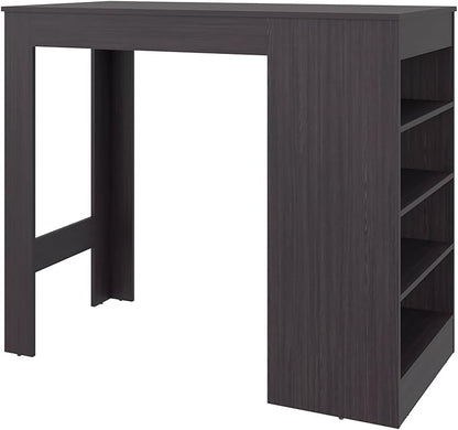 GOWE Wenge Kitchen Island with Open Storage