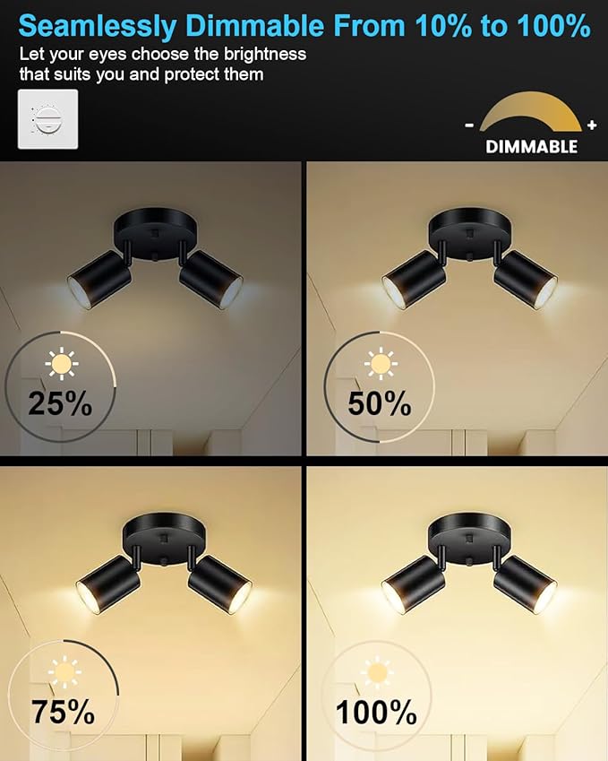SerBion 35 Watt Candle Warmer Lamp Bulbs, Wax Warmer Bulbs for Full Size Candle Warmer, 6 Packs GU10 Halogen Light Bulbs for Track and Range Hood, Dimmable, Warm White, 6000+Hours Long-Lasting
