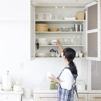 DecoBasics Half Overlay Soft Close Cabinet Hinges for Kitchen Cabinets (10 Pcs)-105° Frameless Concealed Cabinet Door Hinge -6 Way Adjustability & Clip on Plate for Easy Installation