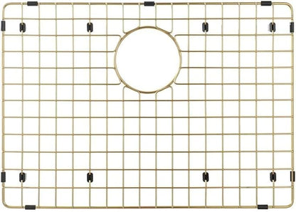 Starstar Sinks Protector Matte Gold 304 Stainless Steel Kitchen Sink Bottom Grid, Rack (30 L x 17 W)