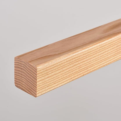 Wooden Linear Pendant Light 47" LED Pendant Light Dimmable Pool Table Island Lights Modern Linear Chandeliers for Dining Room Kitchen Ceiling Pendant Lamp for Dining Room Billiard Room Natural