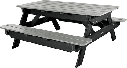 Highwood Hometown Picnic Table, 6 Foot, Flint