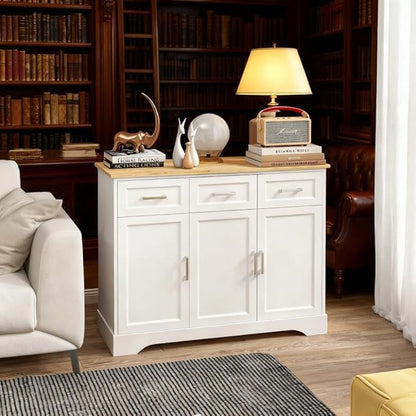 Kitchen Island, Dining Room Cabinet, Kitchen Sideboard Buffet Cabinet with Storage