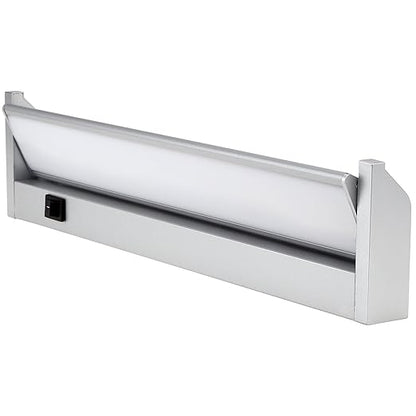 Multi-function LED Under Cabinet Lighting Fixture -Plug-In Installation- Angle Adjustable LED Mirror Light - Warm White - Shatterproof PC diffuser Aluminum Housing 120° Beam Angle for Cabinet, Bathroom, Accent Lighting