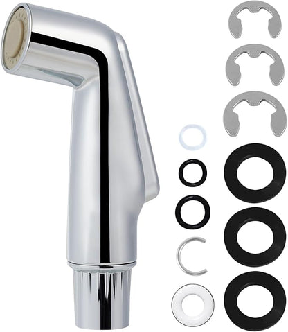 Universal Kitchen Sink Side Sprayer Head Replacement Sink Sprayer Attachment Compatible with Delta, Moen, Kohler OEM Brand, Kitchen Sink Faucet Spray Head, Chrome Finish