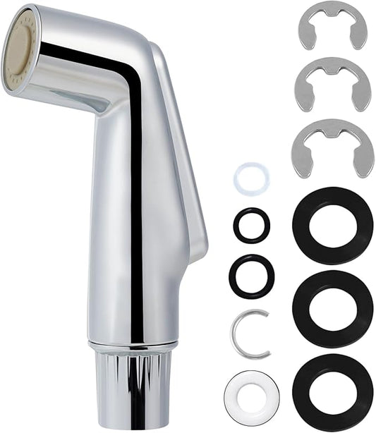 Universal Kitchen Sink Side Sprayer Head Replacement Sink Sprayer Attachment Compatible with Delta, Moen, Kohler OEM Brand, Kitchen Sink Faucet Spray Head, Chrome Finish